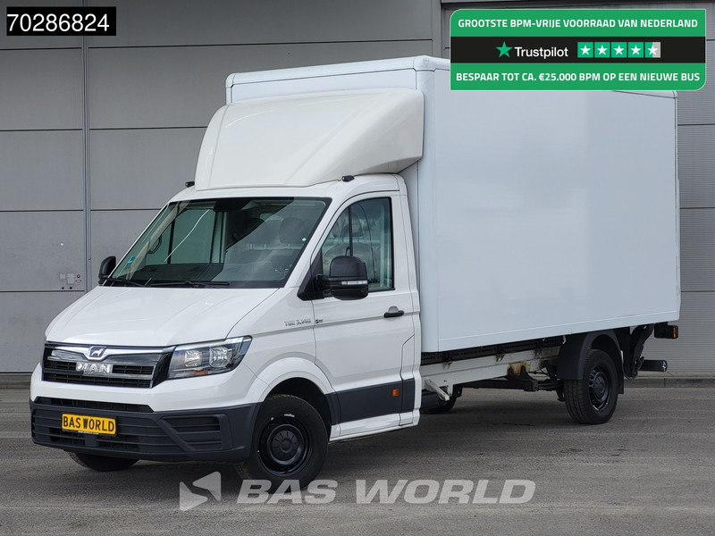 MAN TGE 3.140 Automaat Bakwagen Laadklep Airco Cruise Camera Euro6 Meubelbak Koffer 20m3 Airco Cruise control - Box van: picture 1 MAN TGE 3.140 Automaat Bakwagen Laadklep Airco Cruise Camera Euro6 Meubelbak Koffer 20m3 Airco Cruise control - Box van: picture 1