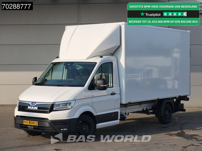 MAN TGE 3.180 Automaat Laadklep Bakwagen 2025 Facelift Navi LED Airco Cruise Euro6 Meubelbak Koffer 21m3 Airco Cruise control - Box van: picture 1 MAN TGE 3.180 Automaat Laadklep Bakwagen 2025 Facelift Navi LED Airco Cruise Euro6 Meubelbak Koffer 21m3 Airco Cruise control - Box van: picture 1