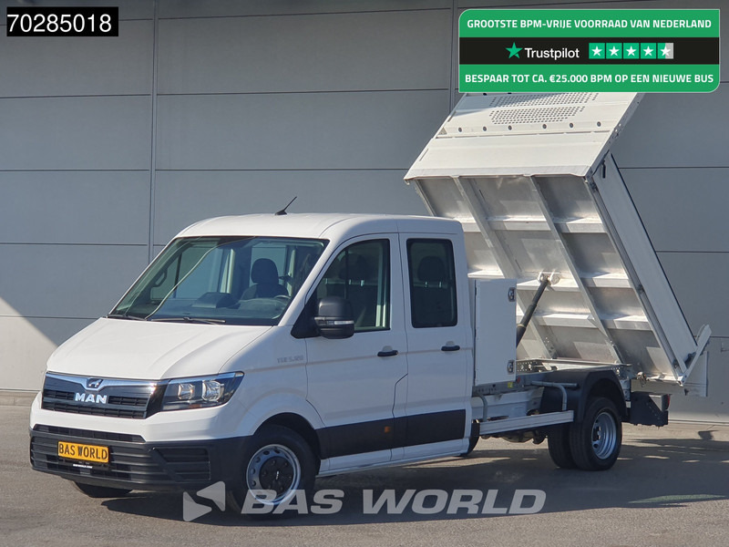 MAN TGE 5.120 Open Laadbak met Kist Dubbel Cabine Dubbellucht 3,5t Trekhaak Navi Airco Cruise Camera Euro6 Pritsche Pickup Open Box 2m3 Airco - Open body delivery van: picture 1 MAN TGE 5.120 Open Laadbak met Kist Dubbel Cabine Dubbellucht 3,5t Trekhaak Navi Airco Cruise Camera Euro6 Pritsche Pickup Open Box 2m3 Airco - Open body delivery van: picture 1