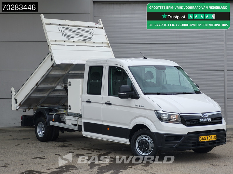 MAN TGE 5.120 Open Laadbak met Kist Dubbel Cabine Dubbellucht 3,5t Trekhaak Navi Airco Cruise Euro6 Pritsche Open Box Pickup Airco Dubbel cabi - Open body delivery van: picture 1 MAN TGE 5.120 Open Laadbak met Kist Dubbel Cabine Dubbellucht 3,5t Trekhaak Navi Airco Cruise Euro6 Pritsche Open Box Pickup Airco Dubbel cabi - Open body delivery van: picture 1