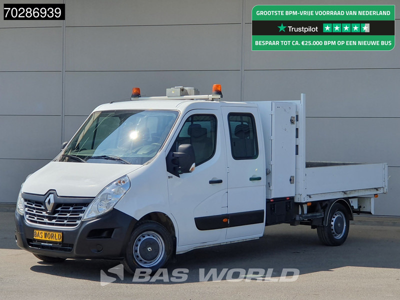 Renault Master 110PK Open Laadbak Kraanwagen HMF 52 Airco Cruise Euro6 Pickup Crane Kranwagen Pritsche Open Box Airco Cruise control - Open body delivery van: picture 1 Renault Master 110PK Open Laadbak Kraanwagen HMF 52 Airco Cruise Euro6 Pickup Crane Kranwagen Pritsche Open Box Airco Cruise control - Open body delivery van: picture 1