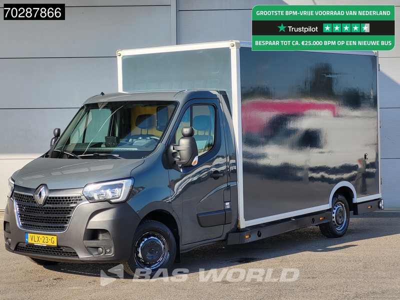 Renault Master 150PK Bakwagen Airco Cruise Luchtvering Meubelbak Plancher Verkoopwagen Foodtruck Paardenwagen 18m3 Airco Cruise control - Box van: picture 1 Renault Master 150PK Bakwagen Airco Cruise Luchtvering Meubelbak Plancher Verkoopwagen Foodtruck Paardenwagen 18m3 Airco Cruise control - Box van: picture 1