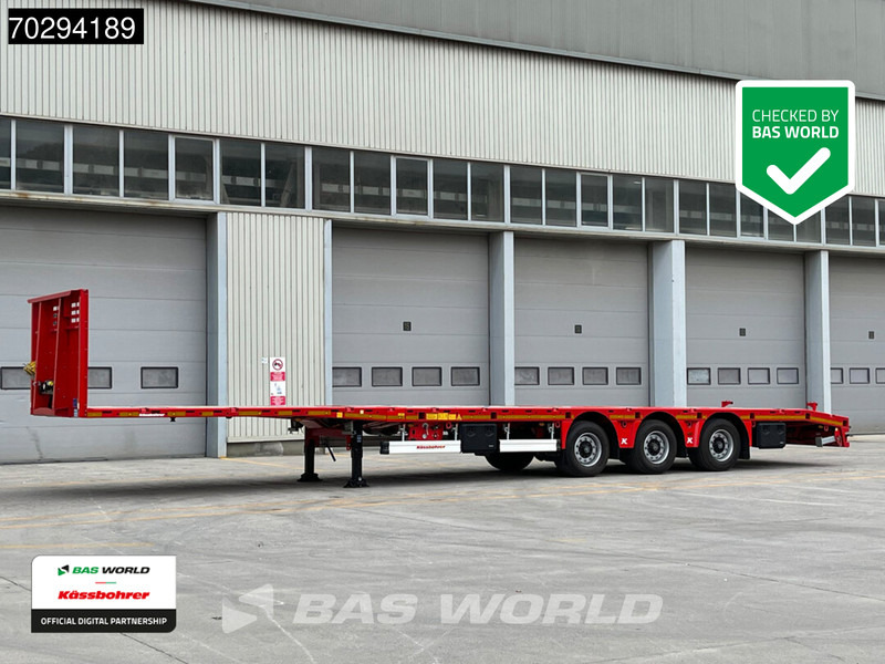 Kässbohrer 3 axles 3 axles mega extendable HD platform - Low loader semi-trailer: picture 1 Kässbohrer 3 axles 3 axles mega extendable HD platform - Low loader semi-trailer: picture 1