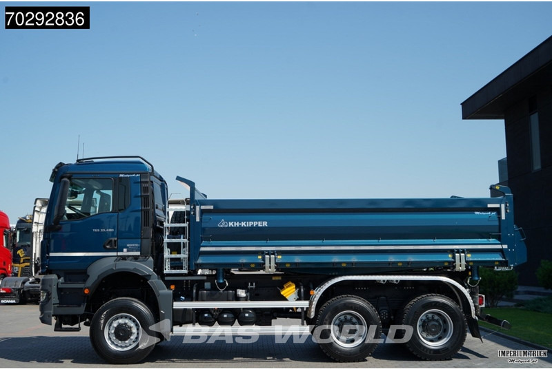 New Tipper MAN TGS 33.480 TGS 6X6 11m3 KH-3-Way Kipper 6x6 Steel Suspension Automatic Big-Axle Euro 6: picture 20