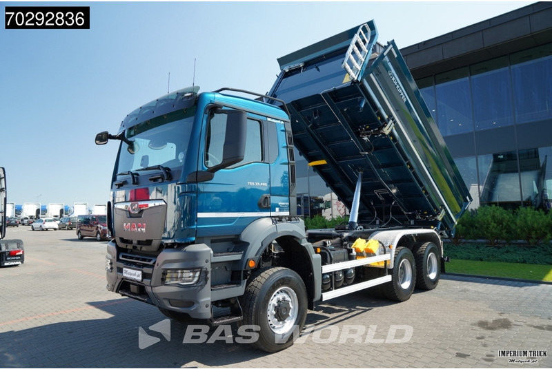 New Tipper MAN TGS 33.480 TGS 6X6 11m3 KH-3-Way Kipper 6x6 Steel Suspension Automatic Big-Axle Euro 6: picture 6