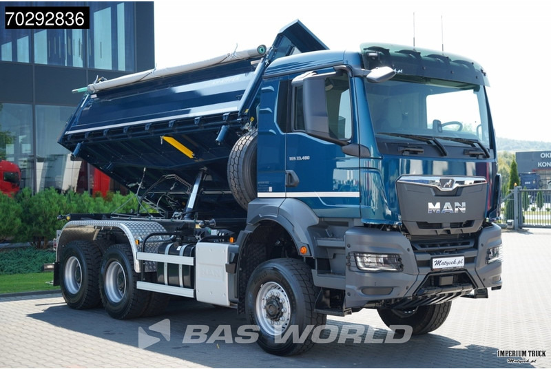 New Tipper MAN TGS 33.480 TGS 6X6 11m3 KH-3-Way Kipper 6x6 Steel Suspension Automatic Big-Axle Euro 6: picture 15