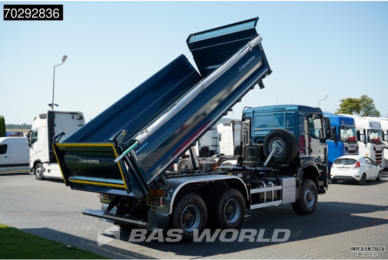 New Tipper MAN TGS 33.480 TGS 6X6 11m3 KH-3-Way Kipper 6x6 Steel Suspension Automatic Big-Axle Euro 6: picture 8