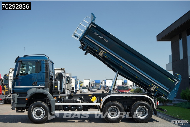 New Tipper MAN TGS 33.480 TGS 6X6 11m3 KH-3-Way Kipper 6x6 Steel Suspension Automatic Big-Axle Euro 6: picture 7