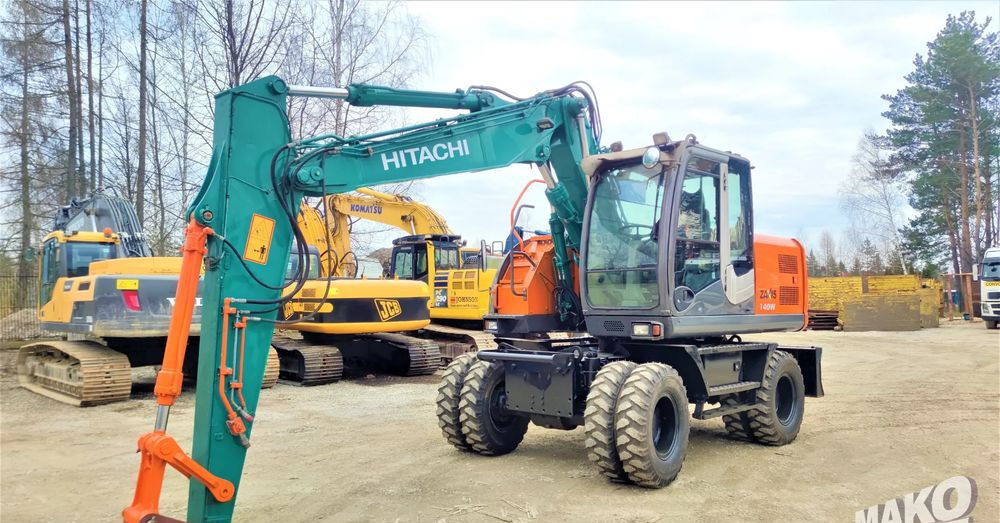 Wheel excavator Hitachi ZX140W-3: picture 7