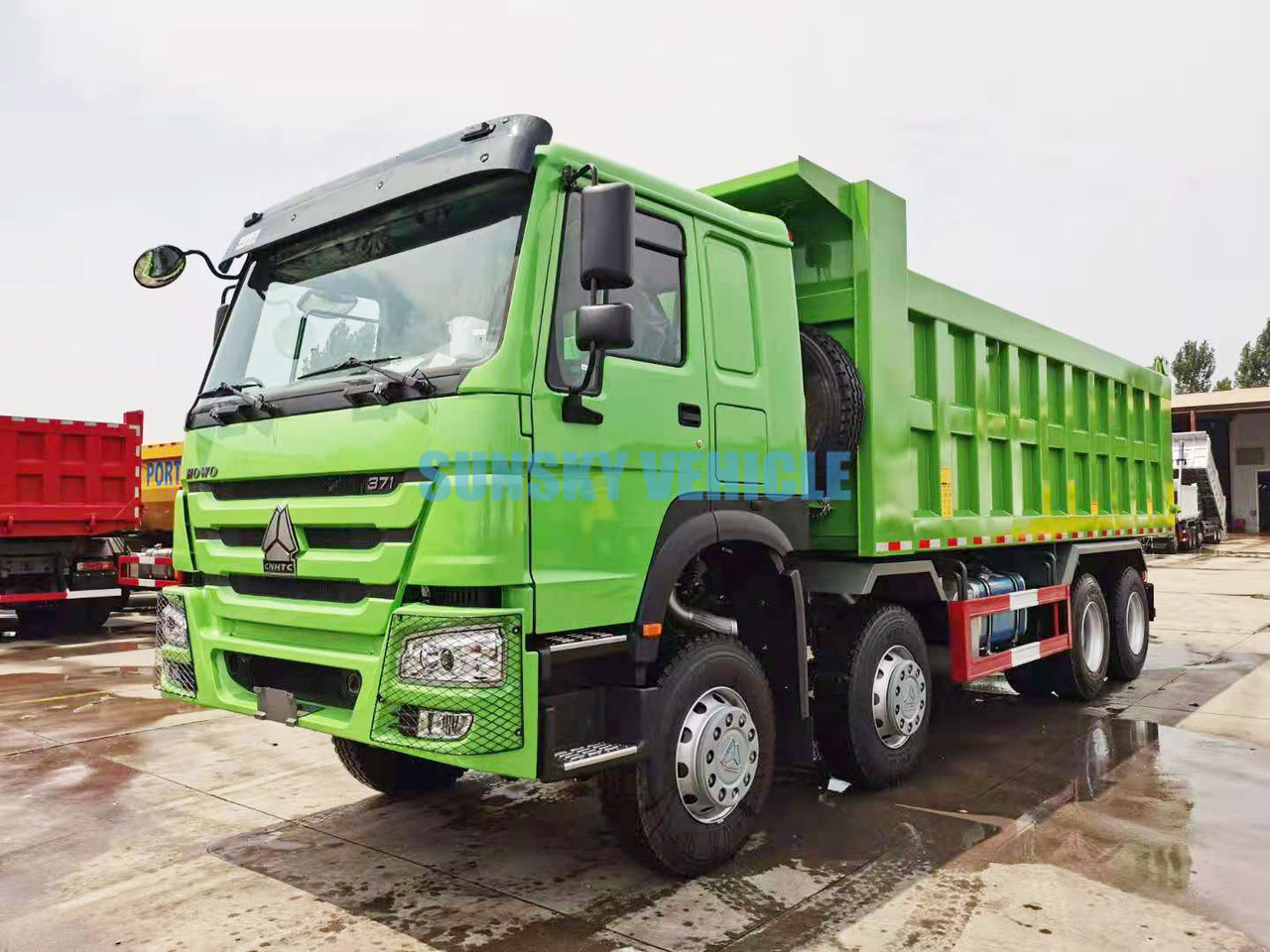 New Tipper for transportation of bulk materials HOHAN Brand New 8X4 400HP Dump Truck: picture 10