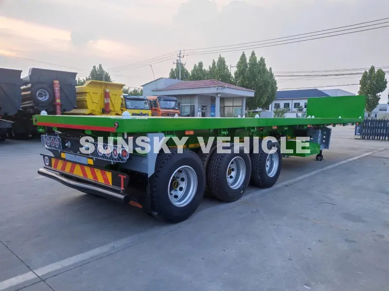 SUNSKY Flat Deck Trailer with henred type axles and suspension - Dropside/ Flatbed semi-trailer: picture 5 SUNSKY Flat Deck Trailer with henred type axles and suspension - Dropside/ Flatbed semi-trailer: picture 5