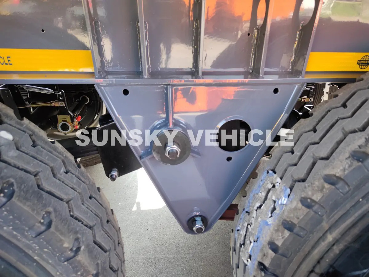 New Dropside/ Flatbed semi-trailer for transportation of bulk materials SUNSKY Superlink Trailer: picture 7