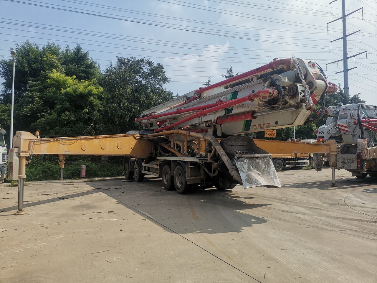 Concrete pump truck XCMG Official Concrete Machinery Pump HB58V 58m Used Truck-mounted Concrete Pump Price List: picture 7