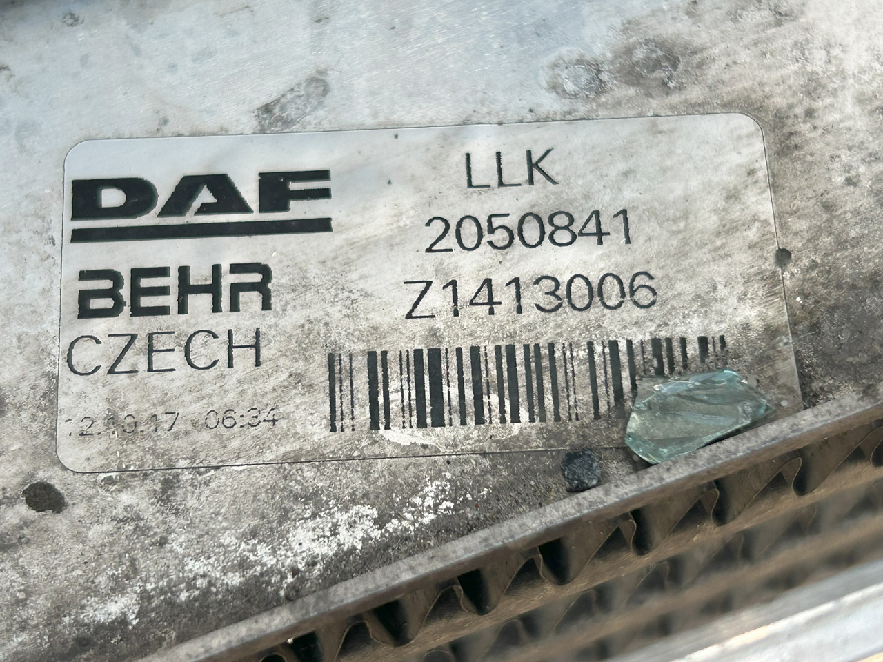 Radiator for Truck DAF XF 106 480 COOLER SET: picture 11 Radiator for Truck DAF XF 106 480 COOLER SET: picture 11