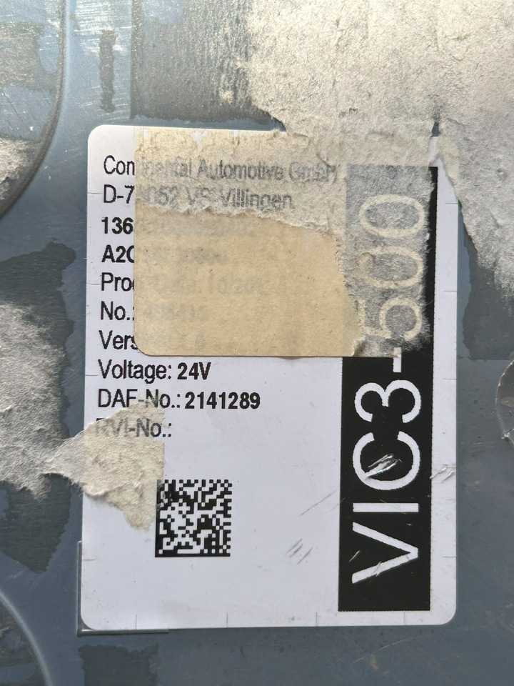 DAF XF 106 480 VIC3-500 - ECU for Truck: picture 4 DAF XF 106 480 VIC3-500 - ECU for Truck: picture 4