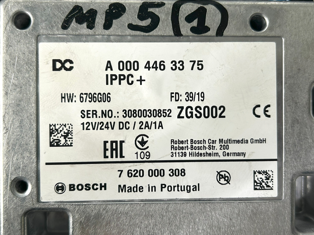 MERCEDES ACTROS MP5 IPPC+ CONTROLLER - ECU for Truck: picture 4 MERCEDES ACTROS MP5 IPPC+ CONTROLLER - ECU for Truck: picture 4