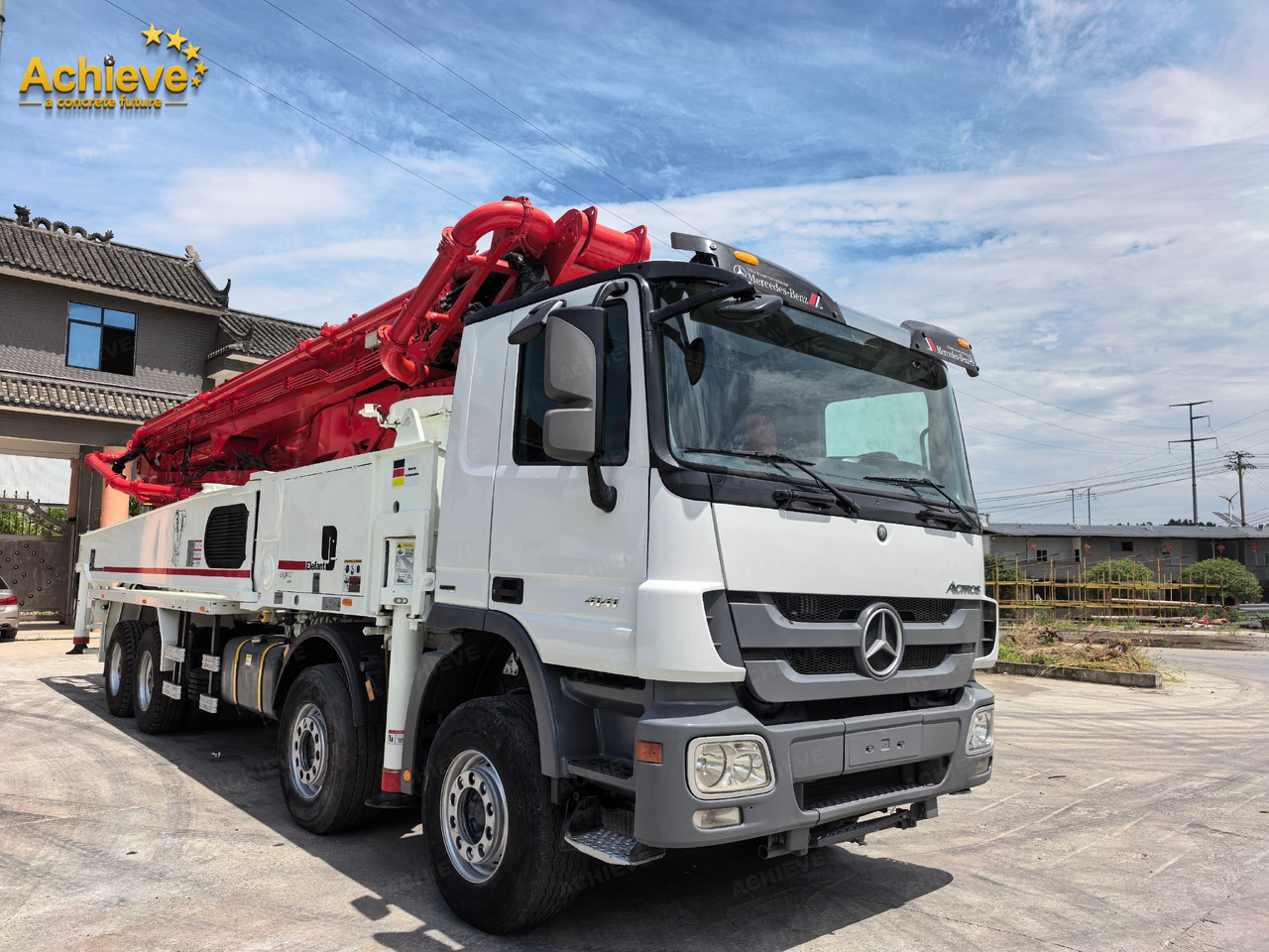 Putzmeister Putzmeister M56-4RZ Actros 4141Mercedes-Benz Concrete pump truck 【ACHIEVE】TOP CONDITION!!! - Concrete pump truck: picture 3 Putzmeister Putzmeister M56-4RZ Actros 4141Mercedes-Benz Concrete pump truck 【ACHIEVE】TOP CONDITION!!! - Concrete pump truck: picture 3