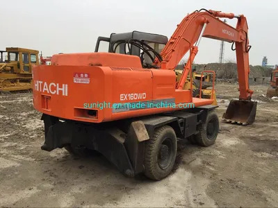Good Price Tyre Excavator Hitachi 160 Wheel Excavator Original From Japan for Sale - Wheel excavator: picture 1 Good Price Tyre Excavator Hitachi 160 Wheel Excavator Original From Japan for Sale - Wheel excavator: picture 1