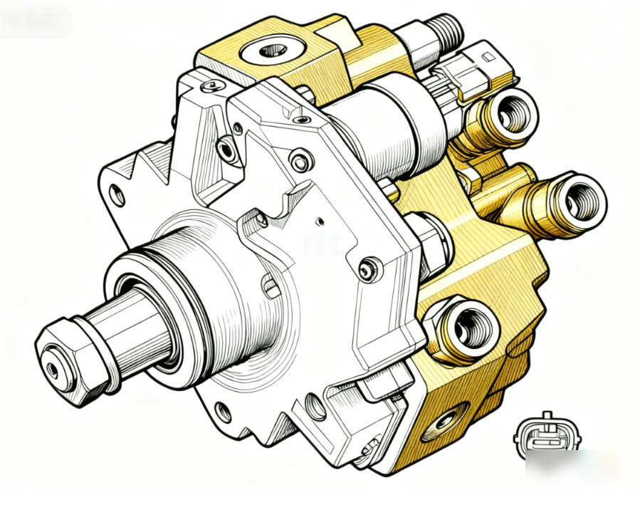 OEM Engine CURSOR9 IVECO High Pressure Fuel Pump F84385110 F4898921 F4896958 F0445020175 - Fuel pump: picture 1 OEM Engine CURSOR9 IVECO High Pressure Fuel Pump F84385110 F4898921 F4896958 F0445020175 - Fuel pump: picture 1