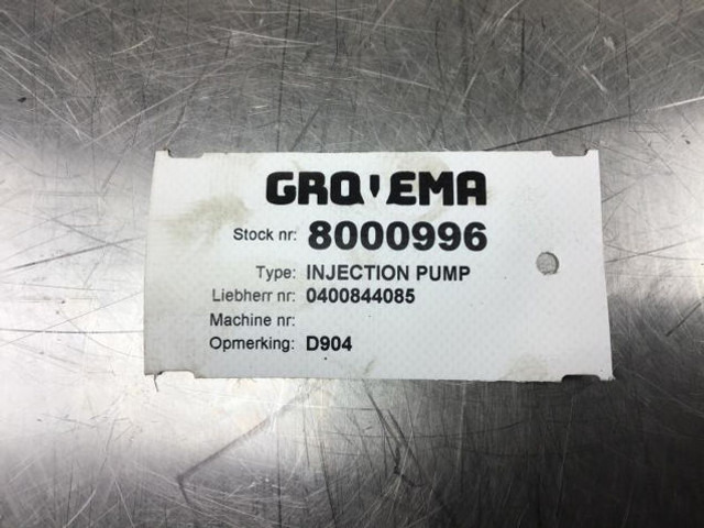 Bosch Fuel Injection Pump D904 - Fuel pump: picture 3 Bosch Fuel Injection Pump D904 - Fuel pump: picture 3