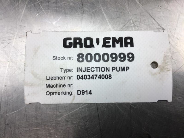 Bosch Fuel Injection Pump D914 - Fuel pump: picture 3 Bosch Fuel Injection Pump D914 - Fuel pump: picture 3