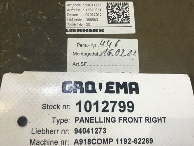 Liebherr A910 compact - Bumper: picture 5 Liebherr A910 compact - Bumper: picture 5