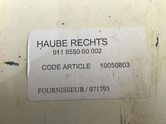 Hood Liebherr Bonnet Right: picture 8