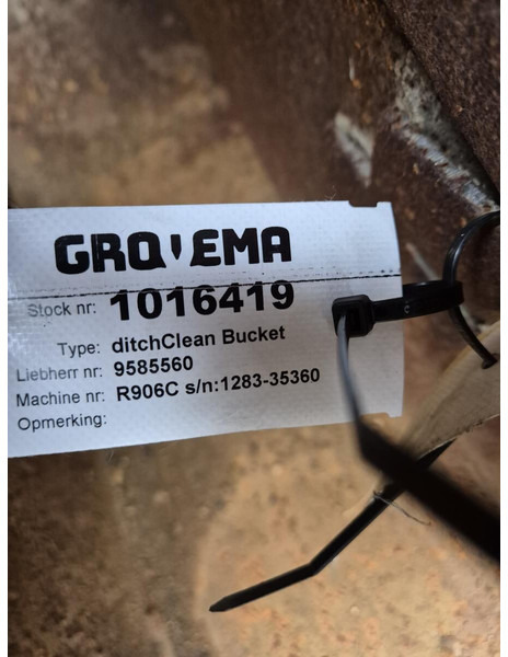 Liebherr DITCH CLEAN BUCKET 2000mm 0,70m³ - Bucket for Excavator: picture 2 Liebherr DITCH CLEAN BUCKET 2000mm 0,70m³ - Bucket for Excavator: picture 2