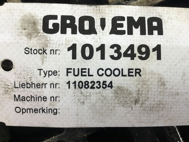 Liebherr Fuel Cooler - Oil cooler: picture 2 Liebherr Fuel Cooler - Oil cooler: picture 2