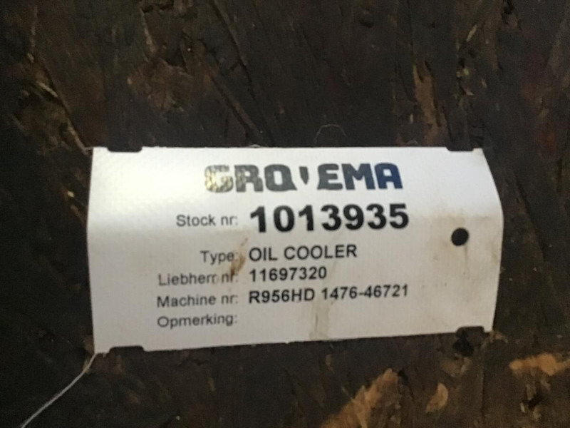 Liebherr Oil Cooler - Oil cooler: picture 3 Liebherr Oil Cooler - Oil cooler: picture 3