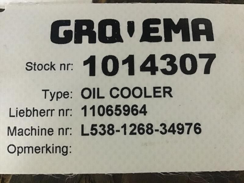 Liebherr Oil Cooler - Oil cooler: picture 3 Liebherr Oil Cooler - Oil cooler: picture 3