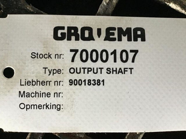 New Axle and parts Liebherr Output Shaft: picture 6