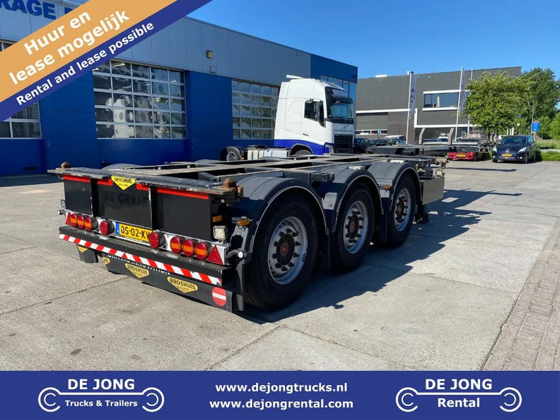 Broshuis MFCC-HD / 2x Extendable / Disc Brakes /1x lift Axle / 45FT - Container transporter/ Swap body semi-trailer: picture 1 Broshuis MFCC-HD / 2x Extendable / Disc Brakes /1x lift Axle / 45FT - Container transporter/ Swap body semi-trailer: picture 1