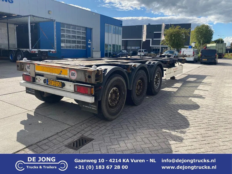 Schmitz Cargobull SCF 24 Chassis / SAF + Disc / 2x Extendable / Lift Axle - Container transporter/ Swap body semi-trailer: picture 1 Schmitz Cargobull SCF 24 Chassis / SAF + Disc / 2x Extendable / Lift Axle - Container transporter/ Swap body semi-trailer: picture 1