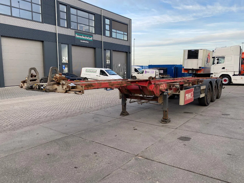 Van Hool Container Chassis / 2x Extendable / SAF + Disc - Container transporter/ Swap body semi-trailer: picture 4 Van Hool Container Chassis / 2x Extendable / SAF + Disc - Container transporter/ Swap body semi-trailer: picture 4