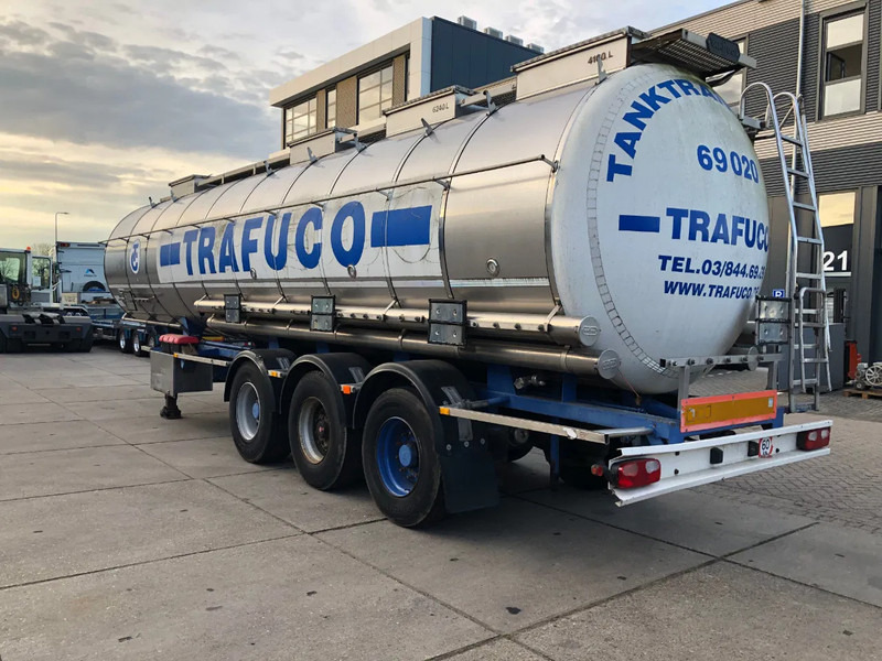 Van Hool Tank / 33.280 LT / 4 compartments / ADR / Inox - Tank semi-trailer: picture 3 Van Hool Tank / 33.280 LT / 4 compartments / ADR / Inox - Tank semi-trailer: picture 3