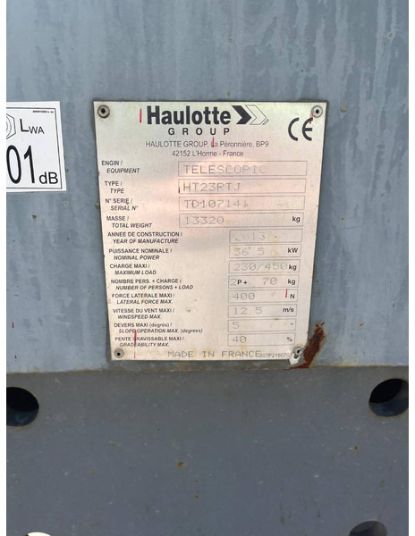 Haulotte HT 23 RTJ - Telescopic boom: picture 5 Haulotte HT 23 RTJ - Telescopic boom: picture 5