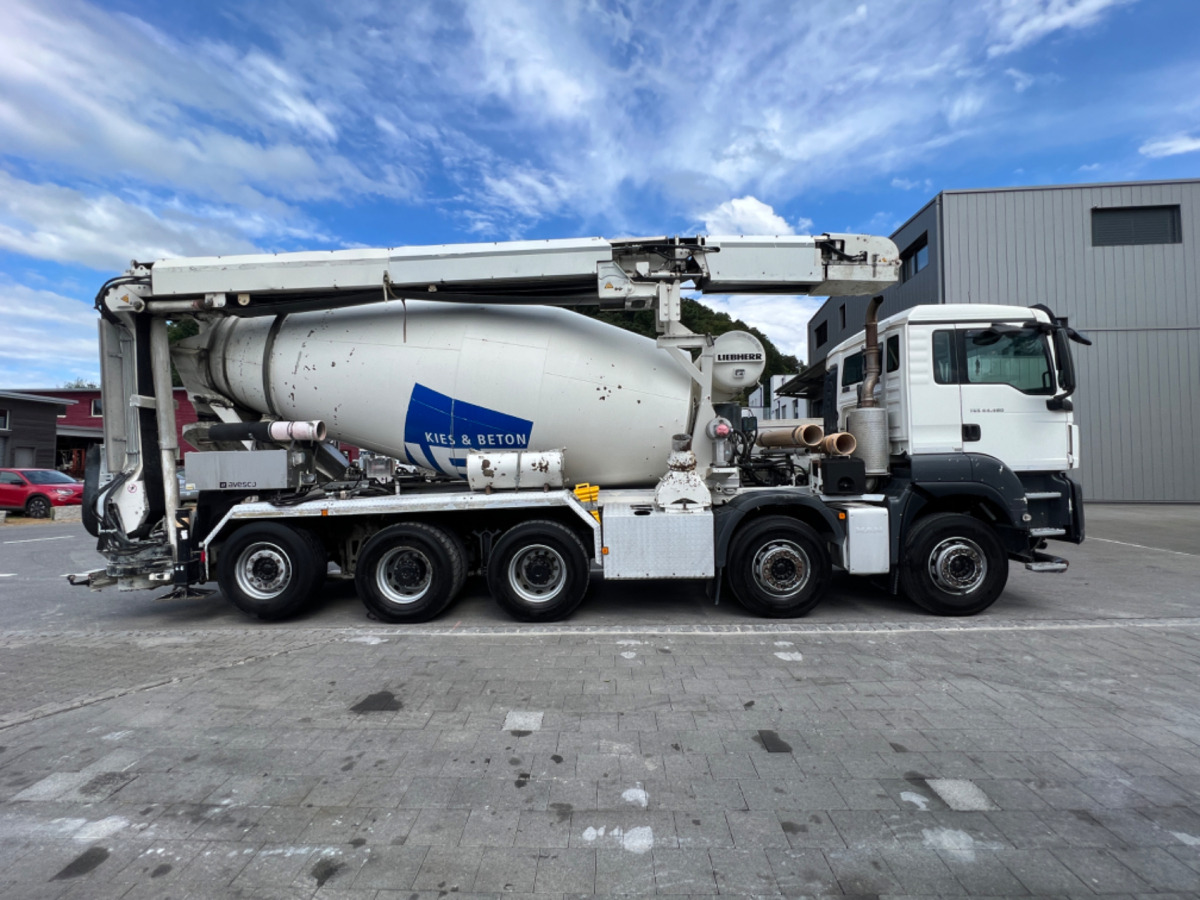 MAN TGS 35.480 10x4 10m3 Förderband 17M Liebherr - Concrete mixer truck: picture 4 MAN TGS 35.480 10x4 10m3 Förderband 17M Liebherr - Concrete mixer truck: picture 4
