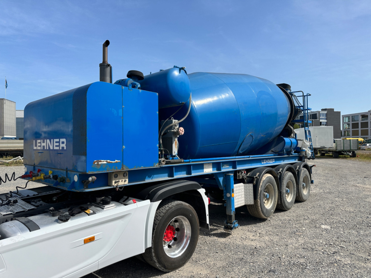 Marke Lecinena Baruval 12m3 Motorantrieb - Concrete mixer semi-trailer: picture 1 Marke Lecinena Baruval 12m3 Motorantrieb - Concrete mixer semi-trailer: picture 1