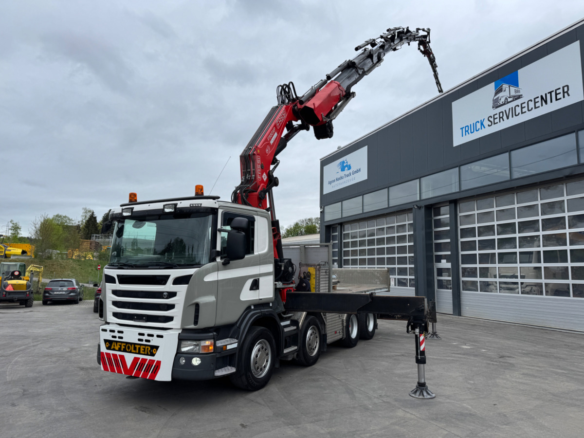 SCANIA G480 8x4 SZM/Pritsche Fassi 950 - Crane truck: picture 2 SCANIA G480 8x4 SZM/Pritsche Fassi 950 - Crane truck: picture 2