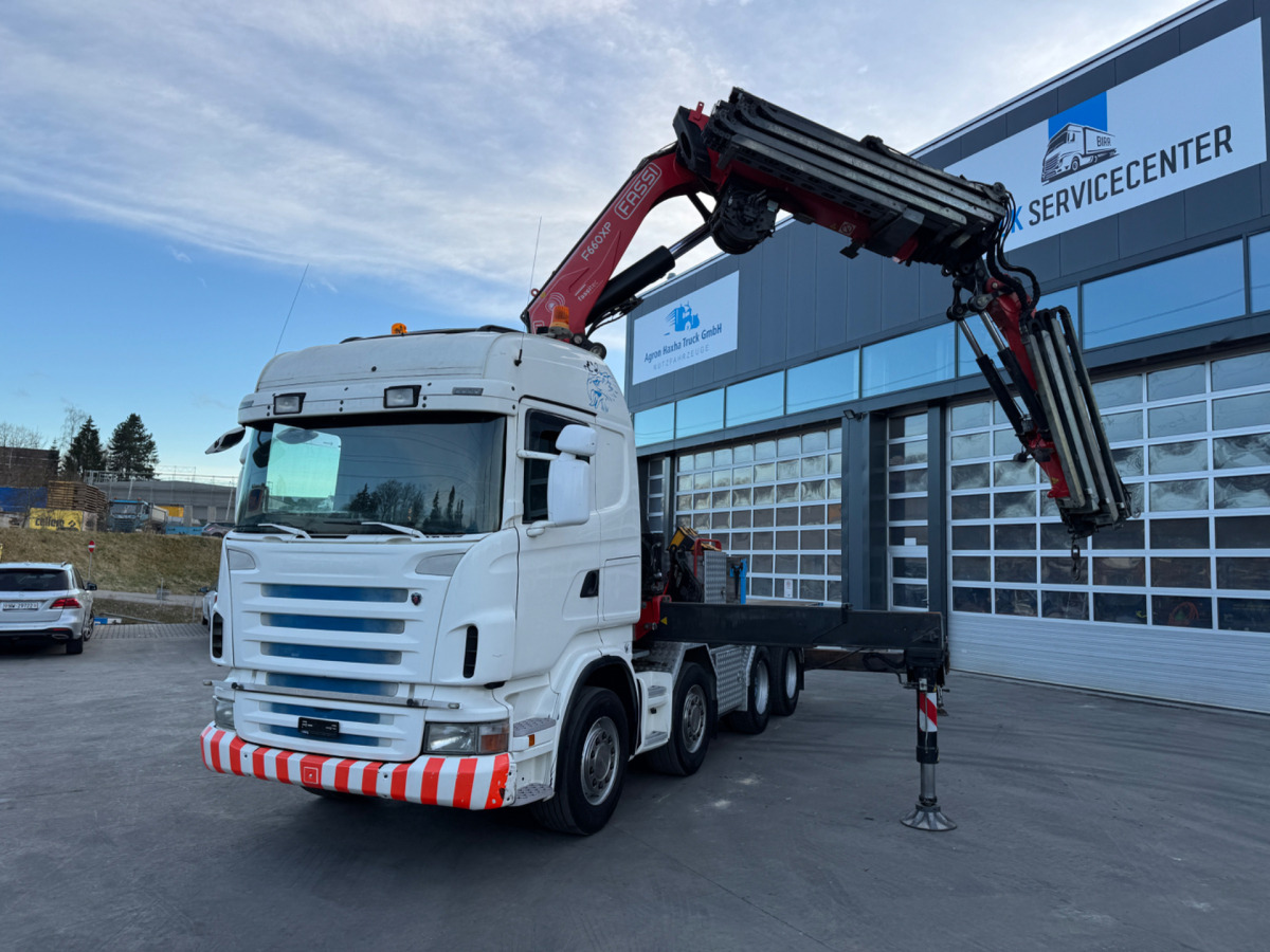 SCANIA R480 8x4 Fassi 660 SZM/Pritsche - Crane truck: picture 1 SCANIA R480 8x4 Fassi 660 SZM/Pritsche - Crane truck: picture 1