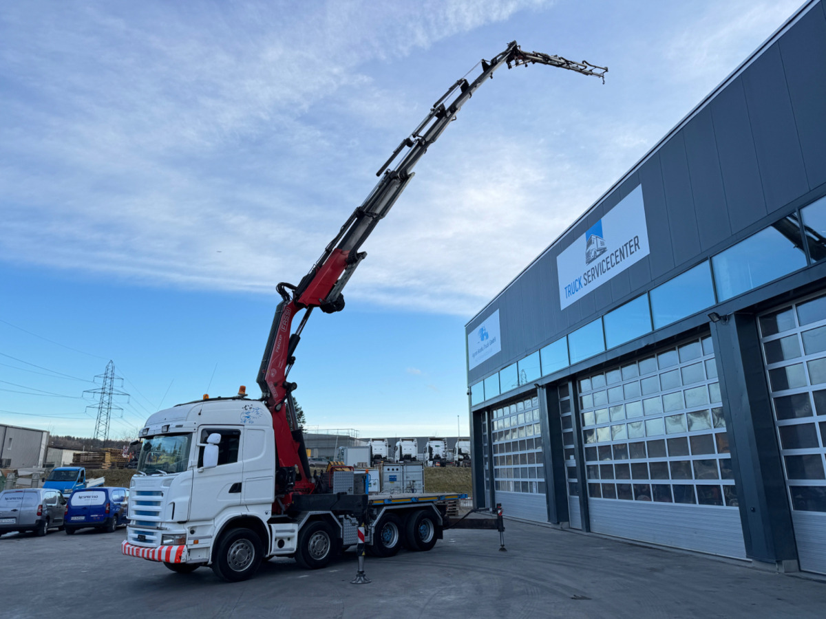 SCANIA R480 8x4 Fassi 660 SZM/Pritsche - Crane truck: picture 2 SCANIA R480 8x4 Fassi 660 SZM/Pritsche - Crane truck: picture 2