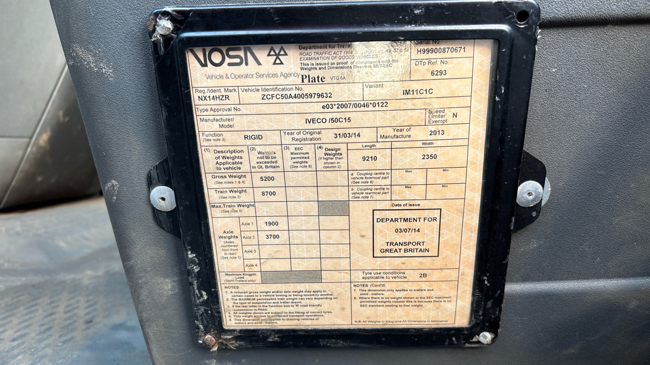 Tipper IVECO DAILY 50C15: picture 31 Tipper IVECO DAILY 50C15: picture 31