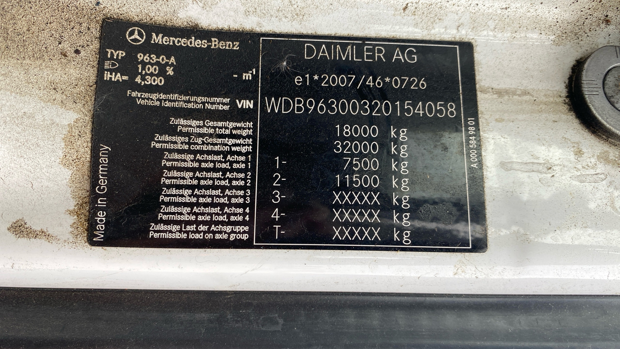 Curtainsider truck MERCEDES-BENZ ANTOS  1824: picture 12 Curtainsider truck MERCEDES-BENZ ANTOS  1824: picture 12