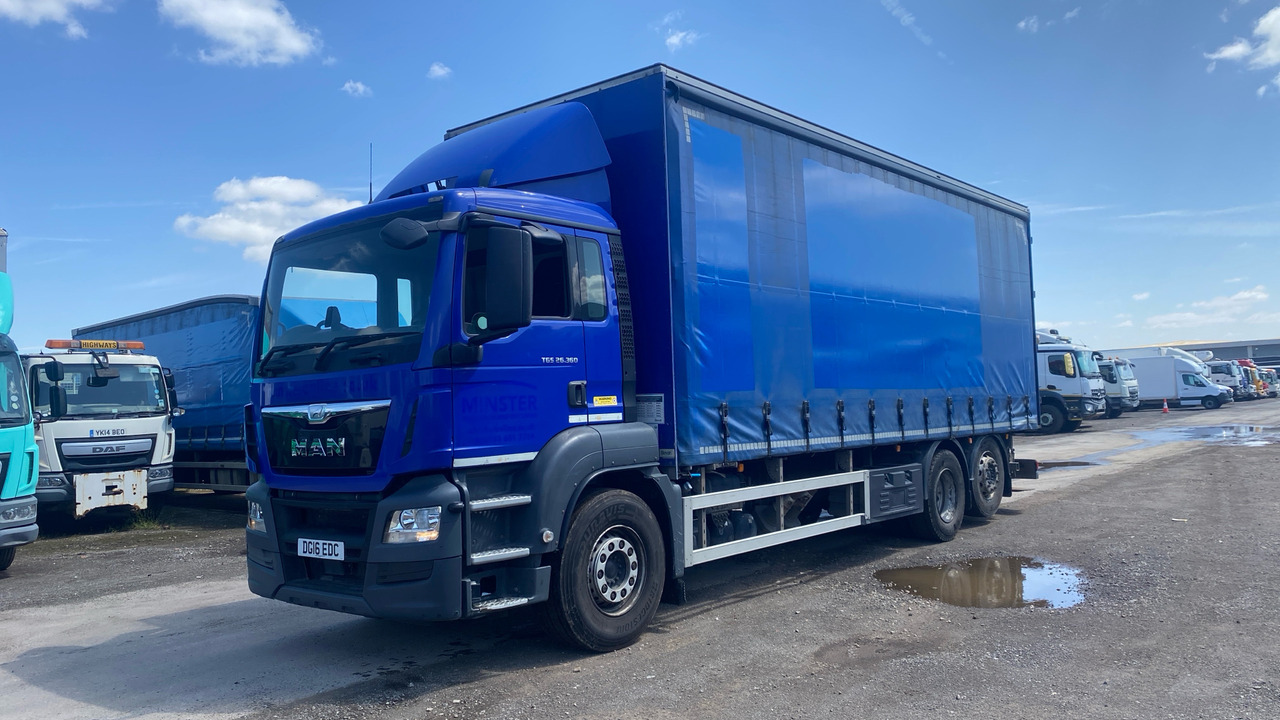 Man TGS 26.360 - Curtainsider truck: picture 2 Man TGS 26.360 - Curtainsider truck: picture 2