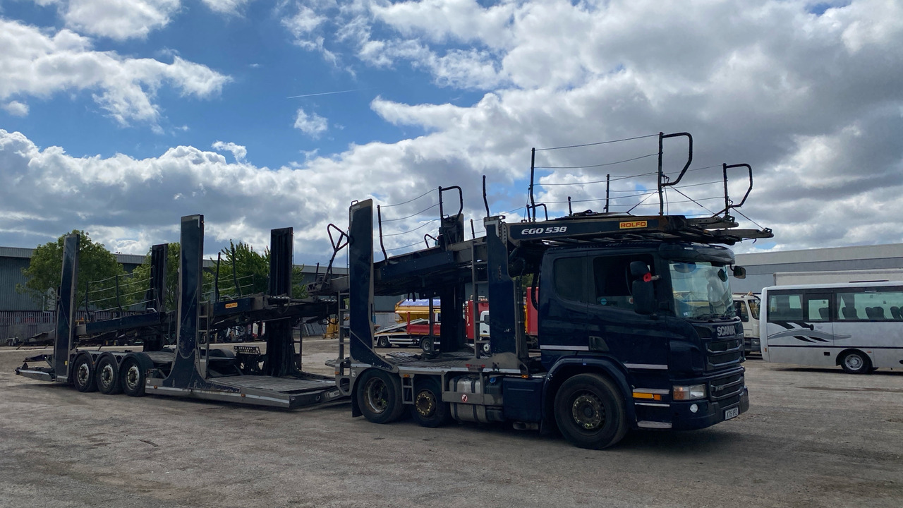 SCANIA P 410 - Autotransporter truck: picture 1 SCANIA P 410 - Autotransporter truck: picture 1