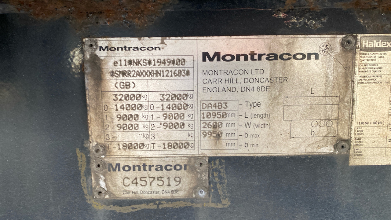 Trailer MONTRACON FRIDGE BOX: picture 12 Trailer MONTRACON FRIDGE BOX: picture 12