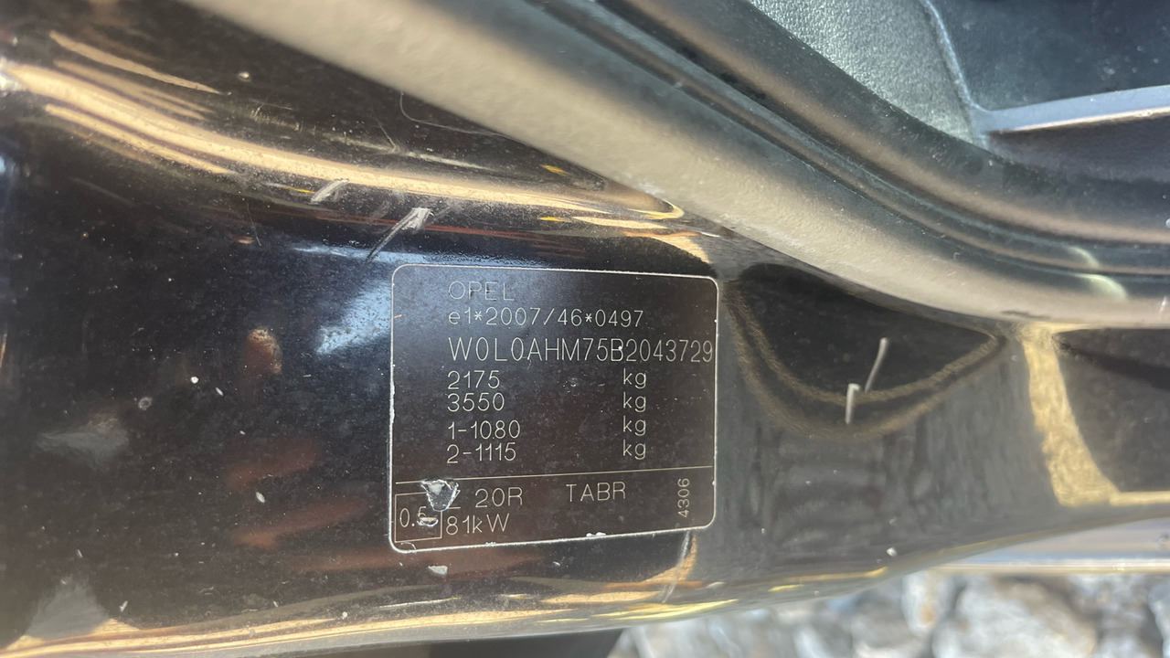 Car VAUXHALL ZAFIRA 1.7 CDTI: picture 10