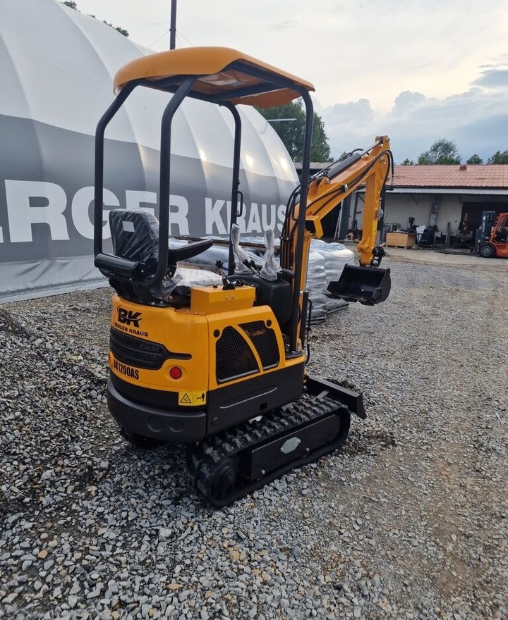 Berger Kraus Nowy BERGER KRAUS BK1200AS KUBOTA skrętne ramie +osprzet - Mini excavator: picture 4 Berger Kraus Nowy BERGER KRAUS BK1200AS KUBOTA skrętne ramie +osprzet - Mini excavator: picture 4