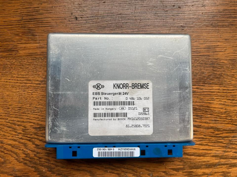 MAN KNORR-BREMSE EBS Steuergerät 81.25808-7021 - ECU for Truck: picture 1 MAN KNORR-BREMSE EBS Steuergerät 81.25808-7021 - ECU for Truck: picture 1